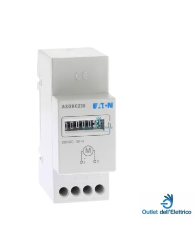 Eaton Asohc230 contaore 5 2 cifre 230v ac 2 moduli