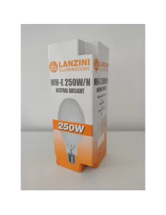 Lanzini elisoidal metal halide lamp mh-e 250w//n nat daylight e40