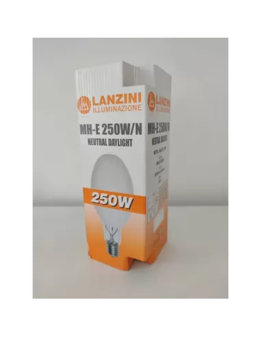 Lanzini Elisoid-Halogen-Metalldampflampe MH-E 250 W//n Nat Tageslicht E40