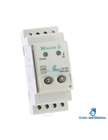 Eaton Pfr-003 relé diferencial 30ma 2 módulos