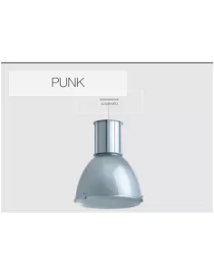 Ideallux pk22307//cr lampada a sospensione punk flux 70w g12 cr grigio