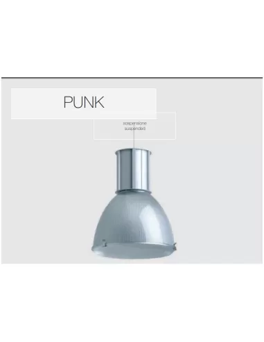 Ideallux pk22307//cr Hängeleuchte Punk Flux 70w G12 Cr grau