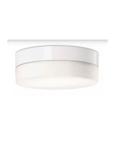 Targetti 380434 rocket plafoniera in vetro bianco acidato 1x75w g9 ip40