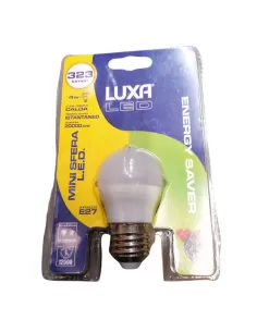 Luxa msf4wledc30 mini esfera led 78mm//45mm 4w e27 3000°k