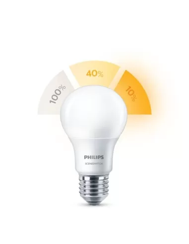 Philips ledss603step led ssw 60w a60 e27 ww fr nd 1bc/4