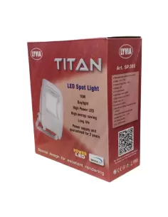 Arteleta lyvia sp 300 foco led 10w ip65 acabado blanco 4000°k