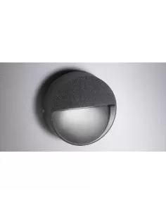 Zafferano ld0230g3 bottom parete led 4,5w 210lm 3000°k ip54 grigio//scuro