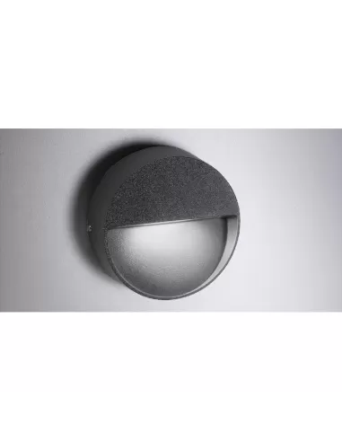 Zafferano ld0230g3 bottom wall led 4.5w 210lm 3000°k ip54 grey//dark