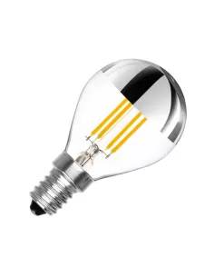 Ge lighting 19828 40d1//sb//e14 sfera testa argentata 40w