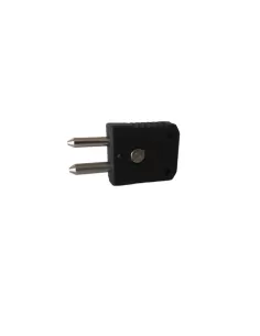 Gefran e1827106 conector estandar compensado macho para tc j negro