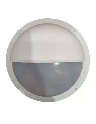 Ghidini Lighting arin0930//1b plafonnier annulaire 1x7//9w g23 230v aluminium blanc diff policar b co