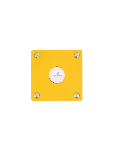 Eaton 216542 m22-ey1 1 hole built-in plate, yellow