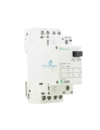 Eaton Z-r24/2s2o contactor 20a 24vac 2na 2nc manual control