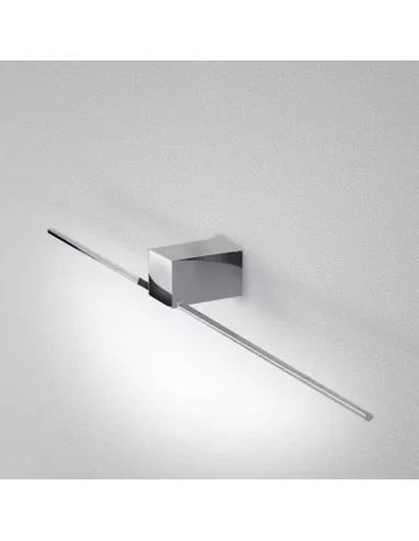 Icons Alleanza90//cr Alleanza 90 LED wall lamp 10.56w 3000k chrome//lucid l 90cm