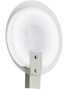 Eglo 88264 lampe de table new age 1x22w t5 aluminium satiné verre sablé