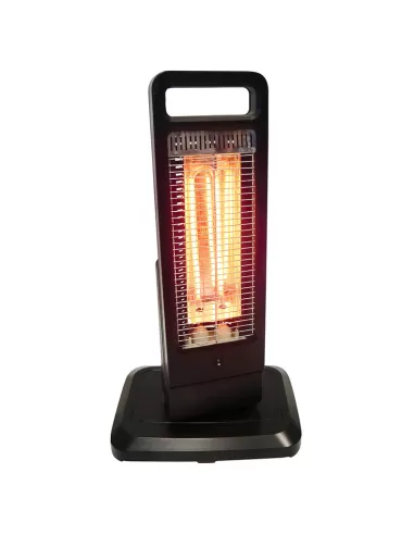 Moel 784t infrared heater w/panama remote control 1200 w