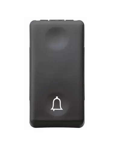 Gewiss gw21512 single-pole button na 10a black doorbell