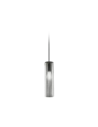 Panzeri L9402-steel Clio black suspension blown glass