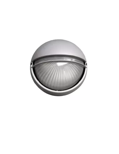 Relco 202S/SIL Plafón exterior plata 60W E27 IP54