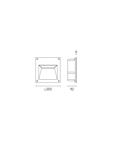 Flos 820100.9 Alfia e27 1x100w rost