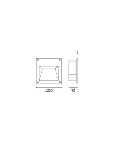 Flos 820100.9 Alfia e27 1x100w óxido