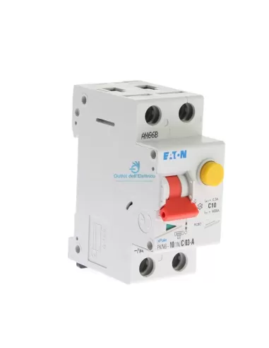 Eaton Pkn6-10/1n/c/03-a residual current circuit breaker 1p+n 10a c0,3 6ka cl.a