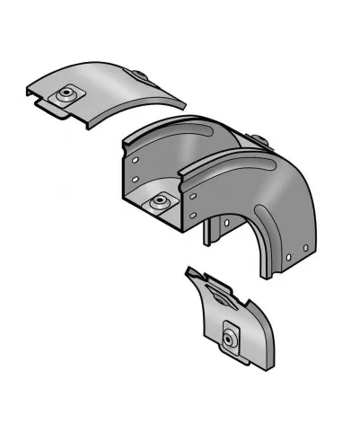 Bticino 31AUC300F P31-90° bend var. top 300x75 gr