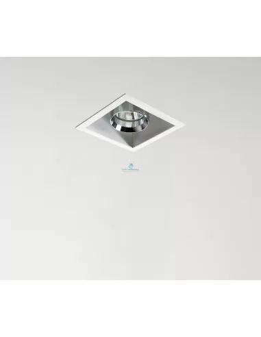 Lucifero IN02M/1 Empotrable 2m 2x100w 12v g53 cas blanco y blanco