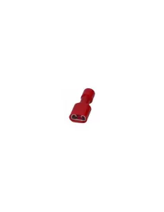 Cembre RF-F608P Acoplamiento hembra rojo 6,35x0,8 totalmente aislado