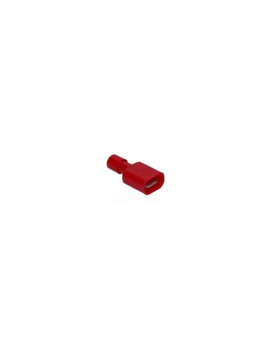 Cembre RF-M608P Red male coupling 6.35x0.8 fully insulated.