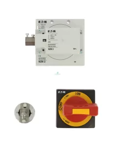 Eaton nzm2-xsr-l kit de interruptor principal lado izquierdo con manija roja