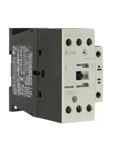 Eaton Dilm25-01 (24v 50/60hz) power contactor 11kw 1nc