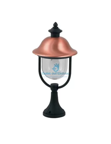 Poliplast 400477 Farol cobre + base e27 100w luisa