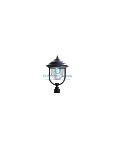 Poliplast 400507 Lanterna cupola+attacco a palo e27 100w gloria