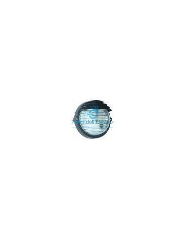 Sozzi 41237 round ceiling light with black visor 1x60w E27