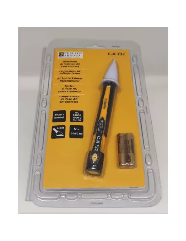 Amra c a 732 non-contact ac voltage detector torch