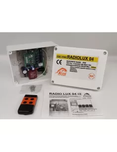 Radiolux 04 Receptor radio autoaprendizaje de 4 canales 433,92 MHz IP65