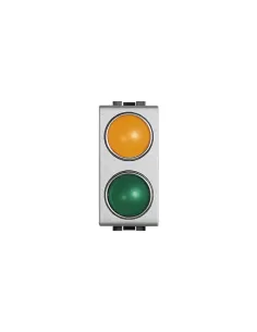 Bticino nt4372av light tech orange green lamp holder