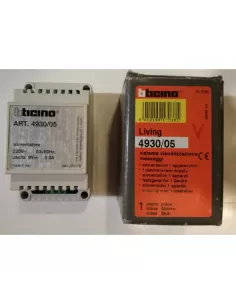 Bticino 1106807 alimentation vivante 220//9vdc selv 0,6a