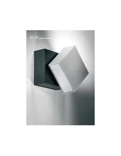 Targetti 1v7595 ikon applique orientabile hqi 70w anodizzato