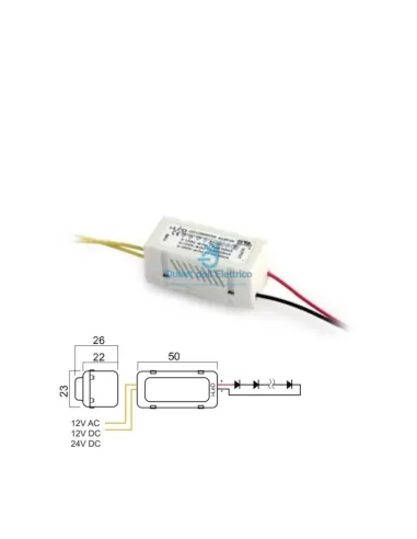 Light line 89171 conv finished 24vdc//12vdc//12vac 600ma