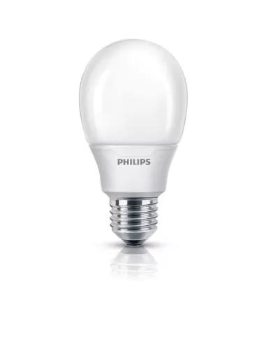 Philips Softone Energiesparlampe Energie warmweiß, 11W (50W) E27