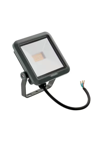 Philips faretto proiettore esterno outdoor led 10w 4000k nero bvp105 ip65