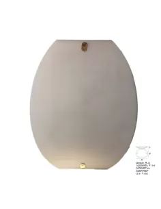 Vistosi small rocking wall light in satin white glass 1x100w e27