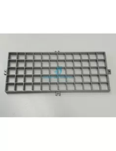 Castaldi d08/gs-al symmetrical aluminum grill for block