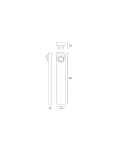 Artemide T081100 Ciclope terra led h 90cm