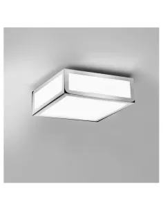 Astro plafone soffitto parete mashiko 0890 1x60w e27 cromo luce vetro satinato