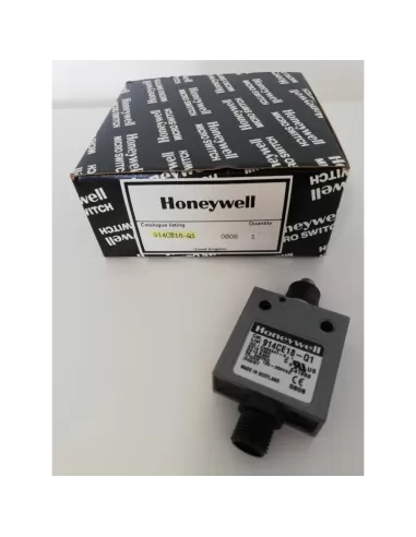 Honeywell 914ce18-q1 pushbutton limit switch 5a 250v ip66 us no//nc metal with connector