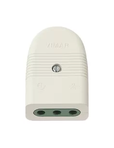 Vimar 01023.B Presa 2P T 10A P11 Assiale Bianco