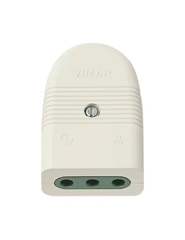 Vimar 01023.B Toma 2P T 10A P11 Axial Blanco